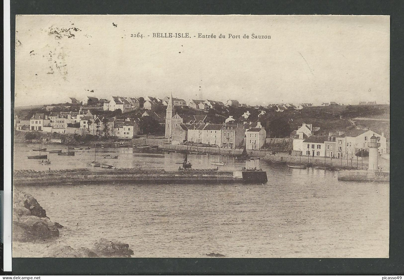 Morbihan , Belle Ile En Mer , Entrée Du Port De Sauzon - Belle Ile En Mer