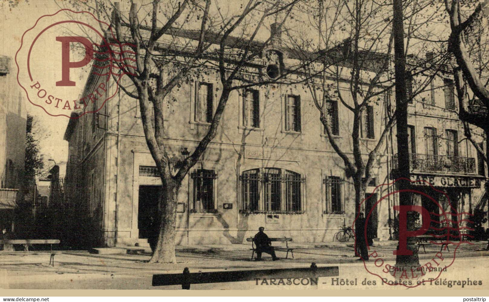 FRANCIA. FRANCE. 13 BOUCHES-DU-RHÔNE TARASCON HÔTEL DES POSTES ET TÉLÉGRAPHEA - Tarascon