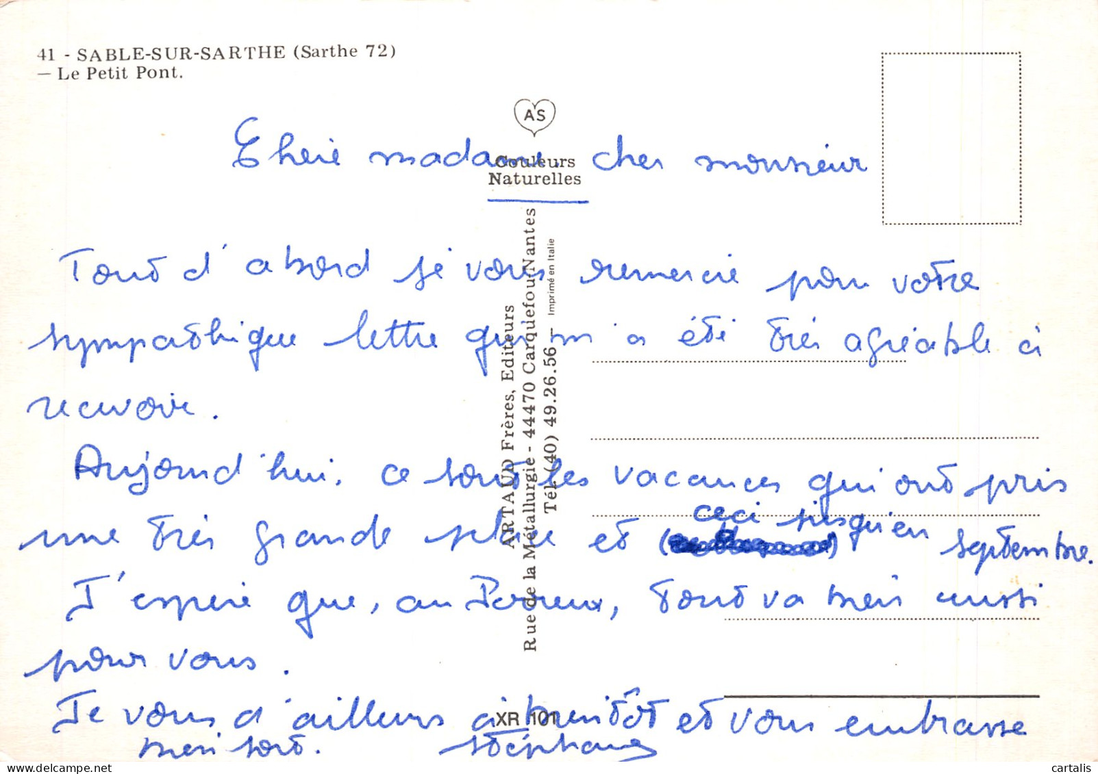 72-SABLE SUR SARTHE-N°4210-C/0199 - Sable Sur Sarthe