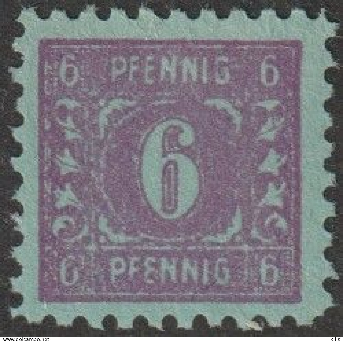 SBZ- Mecklenburg-Vorpommern: 1945, Plattenfehler: Mi. Nr. 10 XII. 6 Pfg. Wertziffer.  */MH - Mint