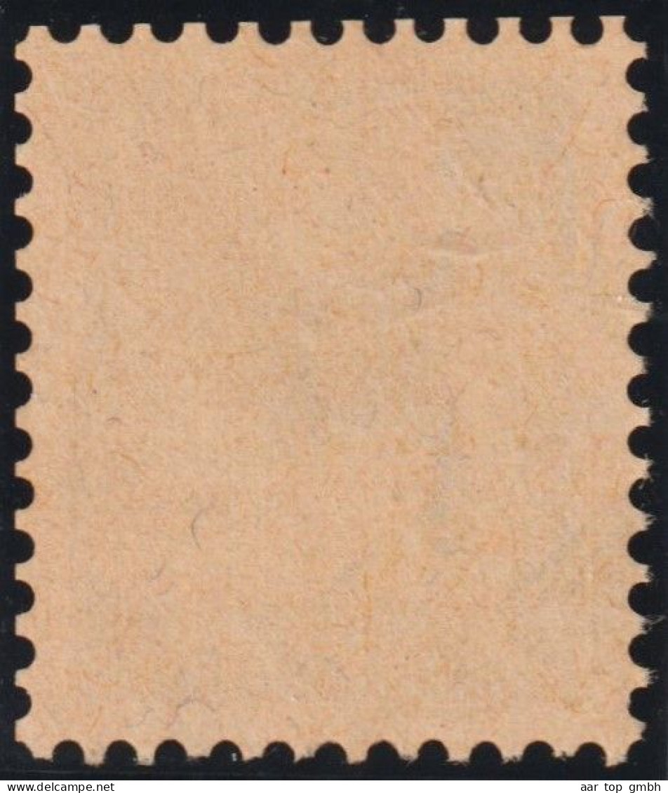 Schweiz Tellbrust SBK#126II Abart Heller Fleck In O Von 10 Gestempelt - Used Stamps