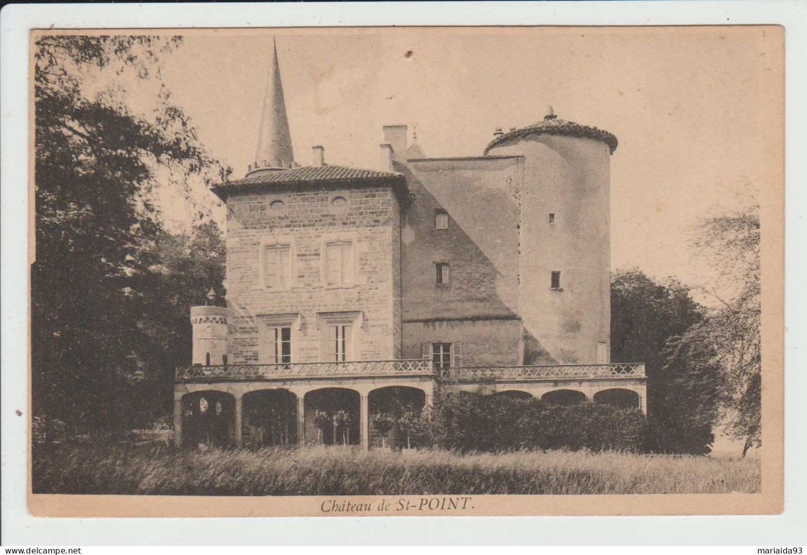 SAINT POINT - SAONE ET LOIRE - CHATEAU DE ST POINT - Altri & Non Classificati