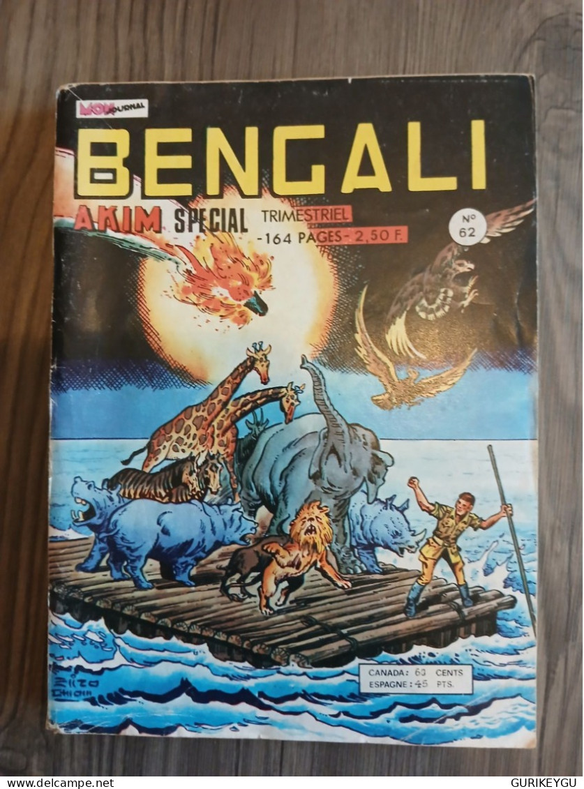 Bd BENGALI AKIM Spécial N° 62 Mon Journal  05/03/1976 - Arédit & Artima