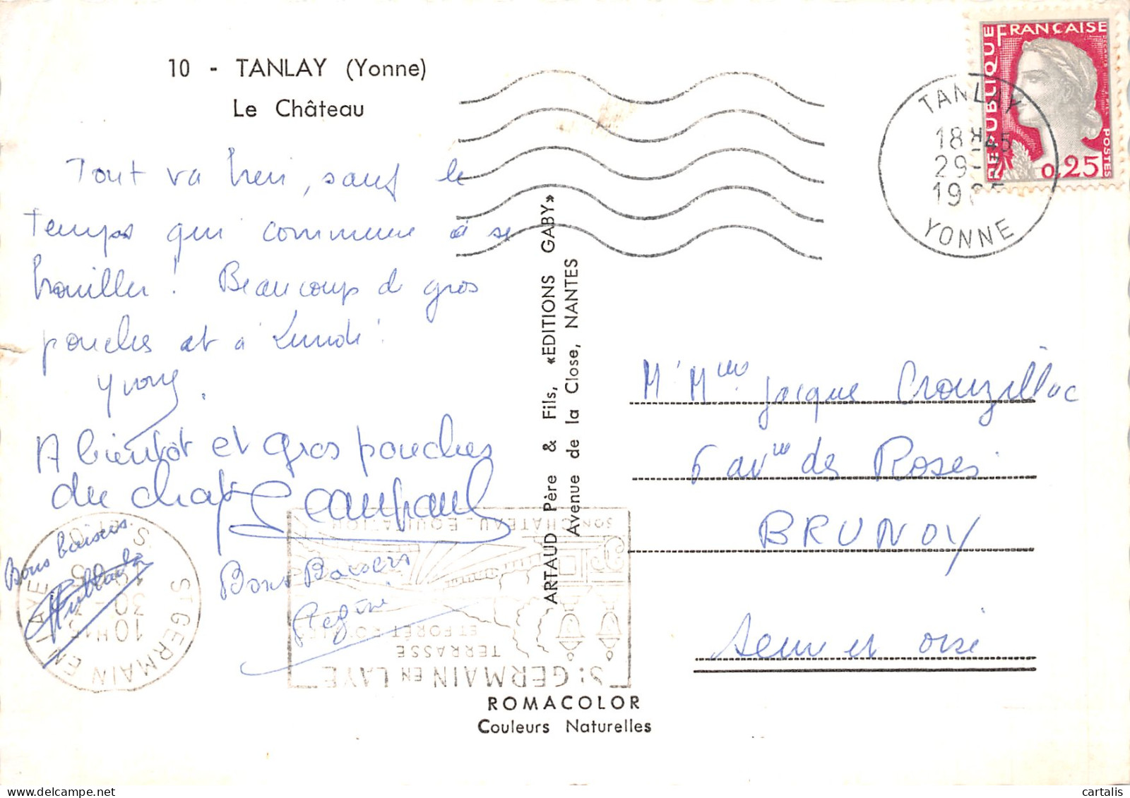 89-TANLAY-N°4210-A/0193 - Tanlay