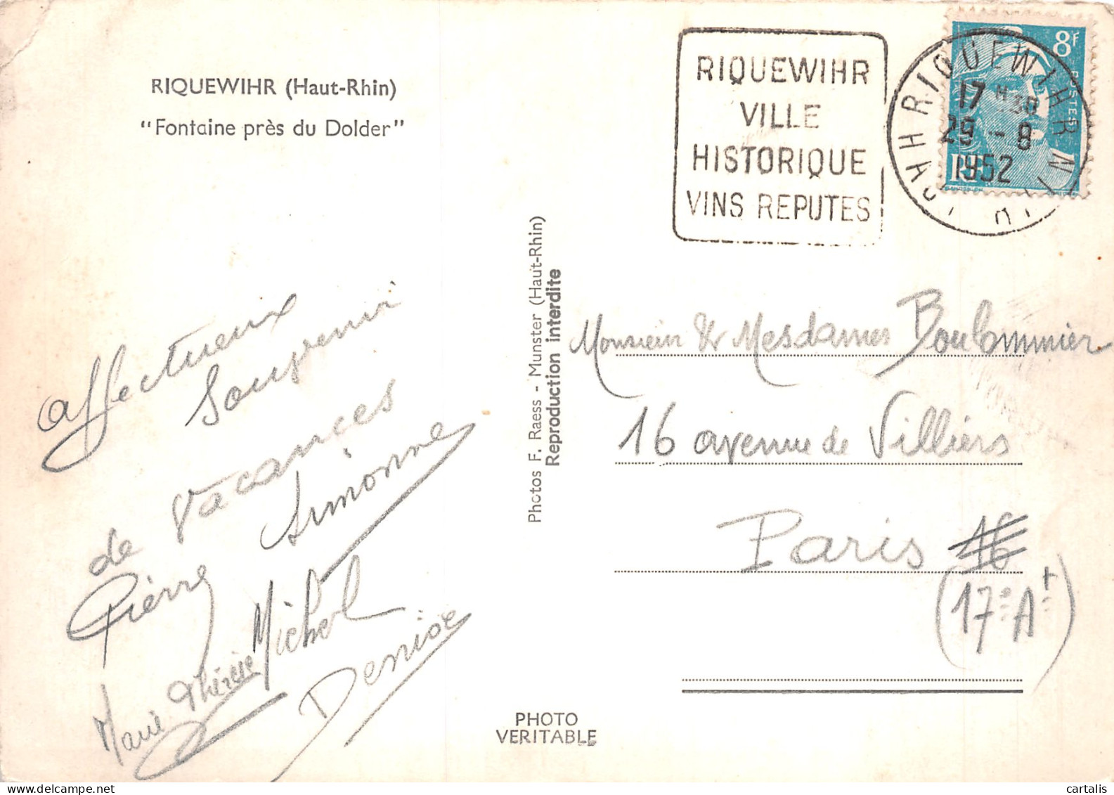 68-RIQUEWIHR-N°4210-A/0023 - Riquewihr