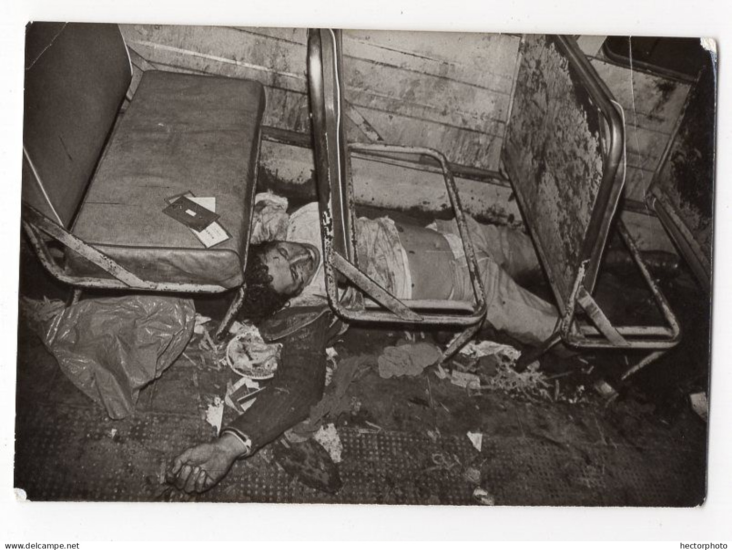 Snapshot Rare Mort Cadavre Meurtre Presse Homme Dead - Anonymous Persons