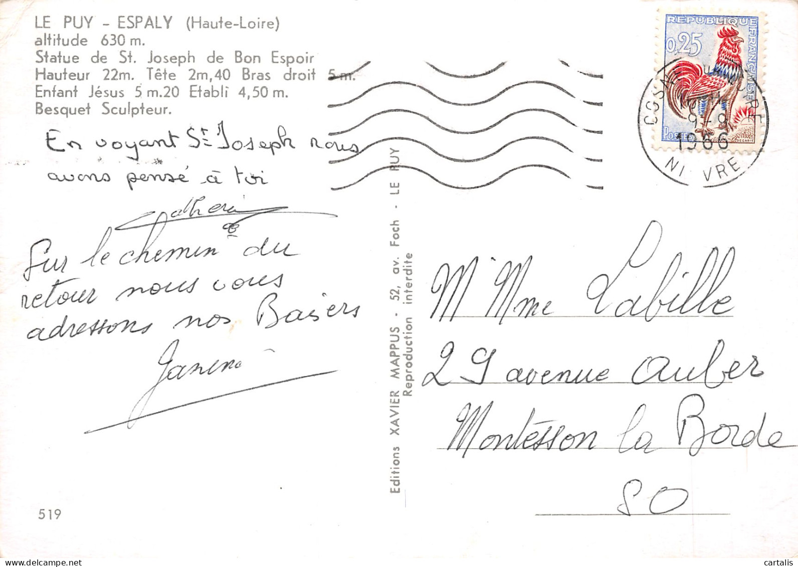 43-LE PUY ESPALY-N°4210-D/0085 - Sonstige & Ohne Zuordnung