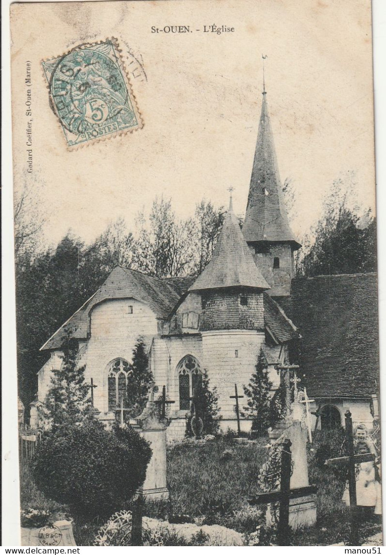 St OUEN  L'église - Autres & Non Classés