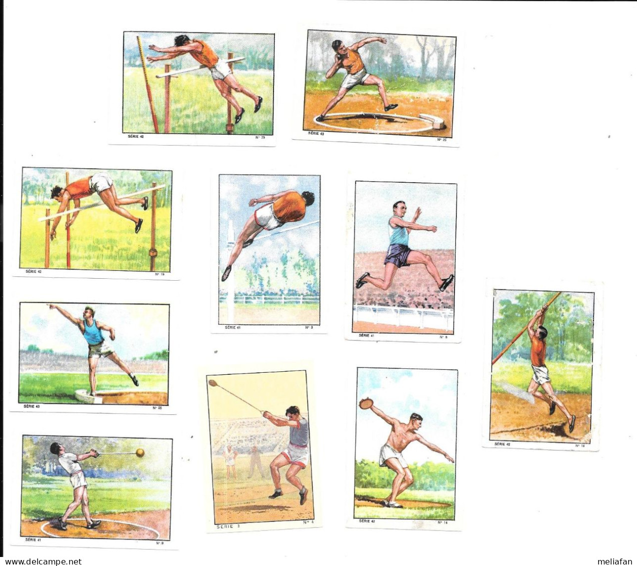 DH98 - VIGNETTES CHOCOLAT NESTLE - ATHLETISME - Athlétisme