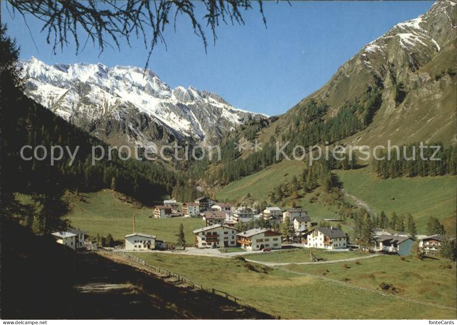 11686706 Samnaun Dorf Ortsblick Samnaun Dorf - Other & Unclassified