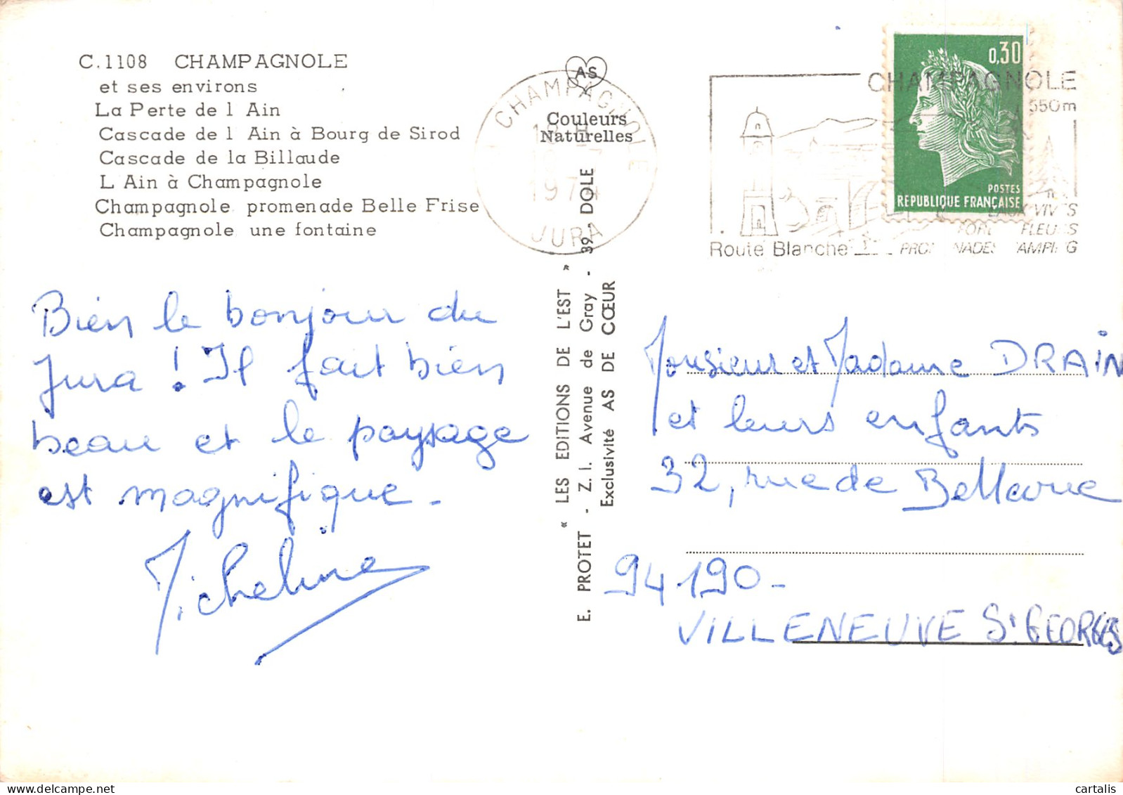 39-CHAMPAGNOLE-N°4211-A/0221 - Champagnole