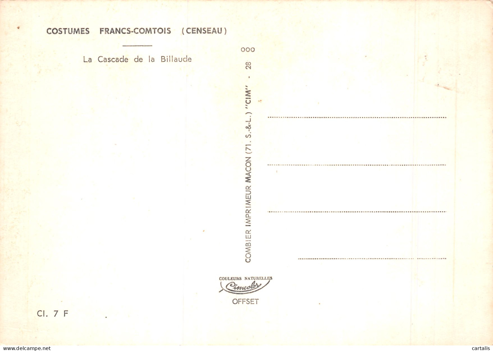 39-FRANCHE COMTE-N°4211-A/0165 - Sonstige & Ohne Zuordnung