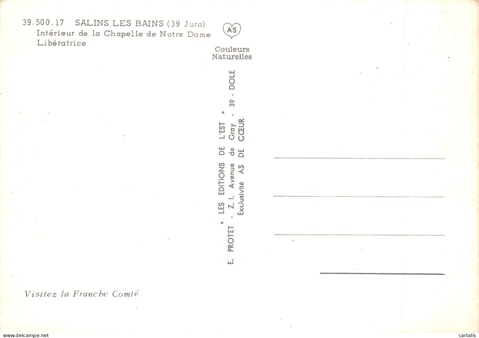 39-SALINS LES BAINS-N°4211-A/0095 - Other & Unclassified
