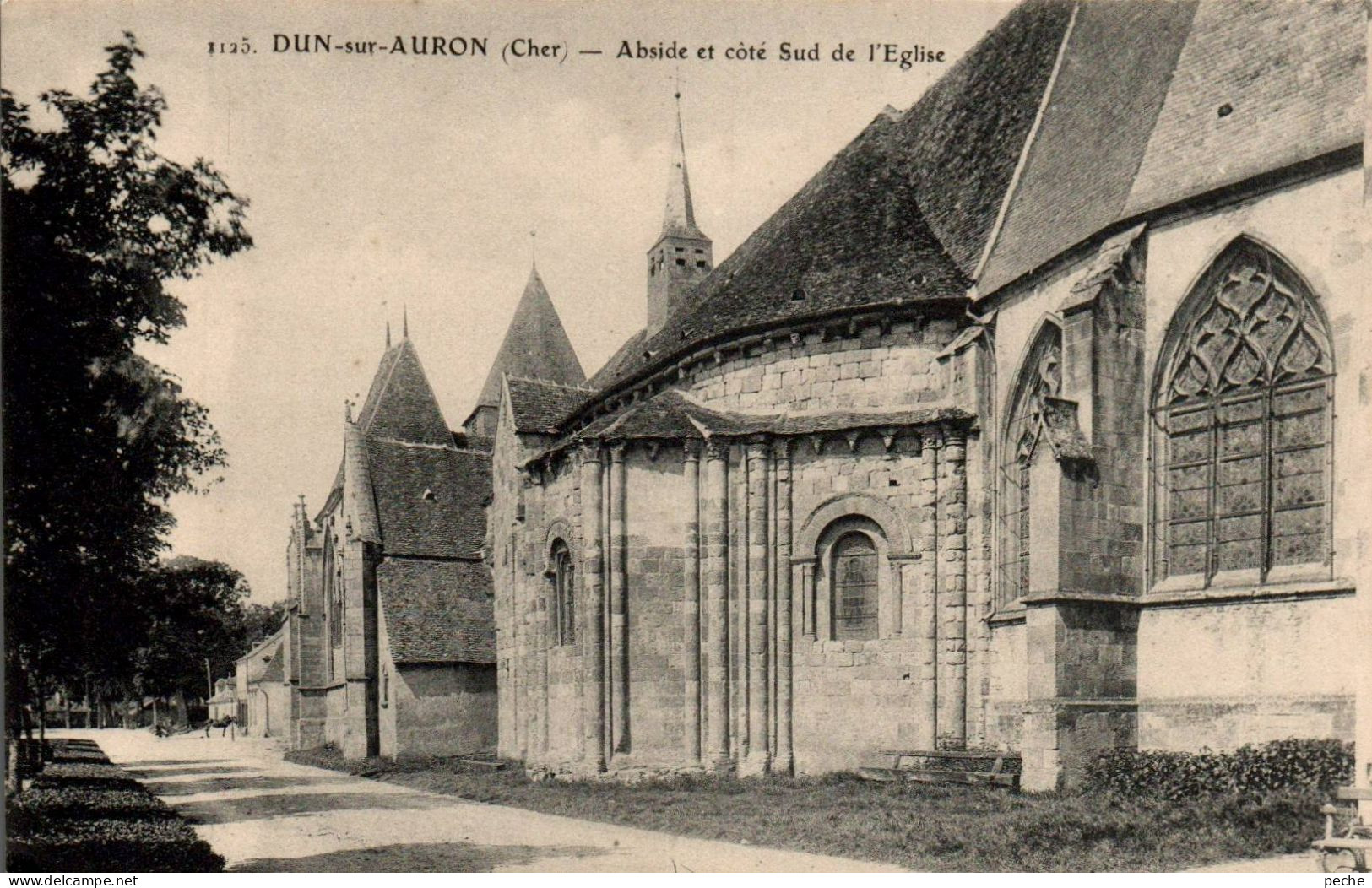 N°2778 W -cpa Dun Sur Auron -abside - - Dun-sur-Auron