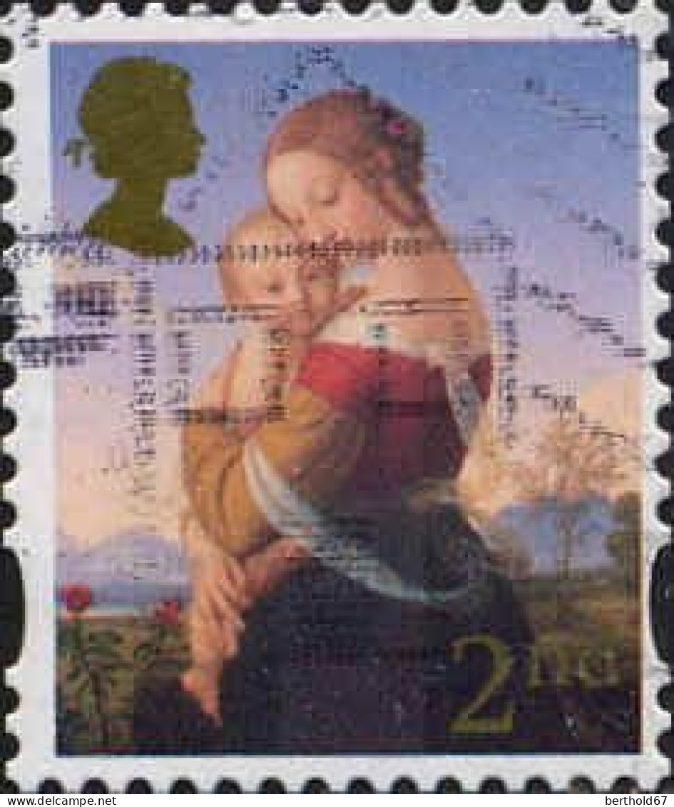 GB Poste Obl Yv:2955 Mi:2596 Madonna & Child William Dyce (Obl.mécanique) - Gebraucht