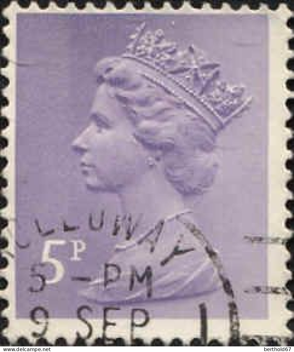 GB Poste Obl Yv: 613 Mi:569 Queen Elisabeth II (Beau Cachet Rond) - Usati