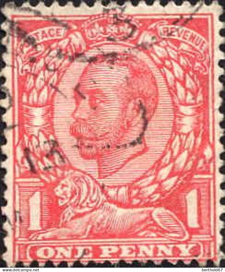 GB Poste Obl Yv: 130 Mi:122I George V (cachet Rond) - Used Stamps