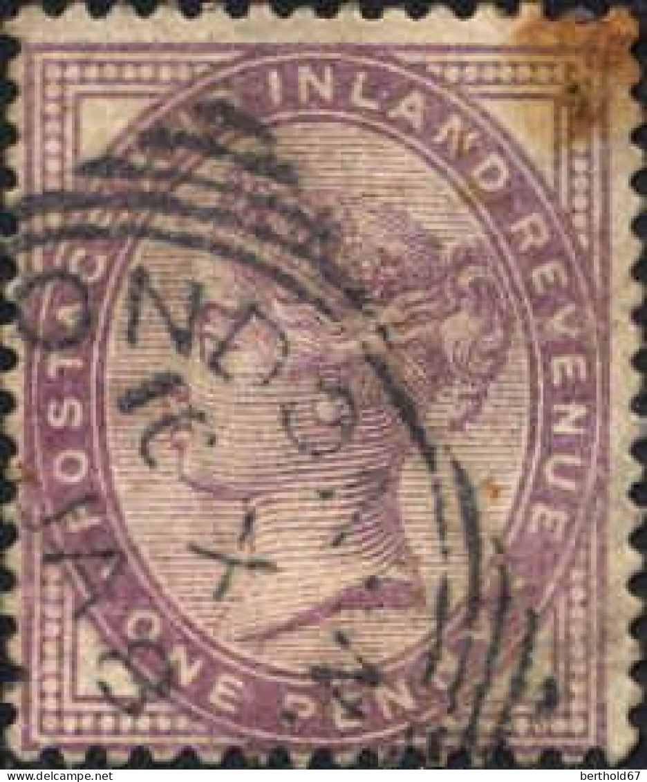 GB Poste Obl Yv:  73 Mi:65II Queen Victoria (Beau Cachet Rond) - Oblitérés