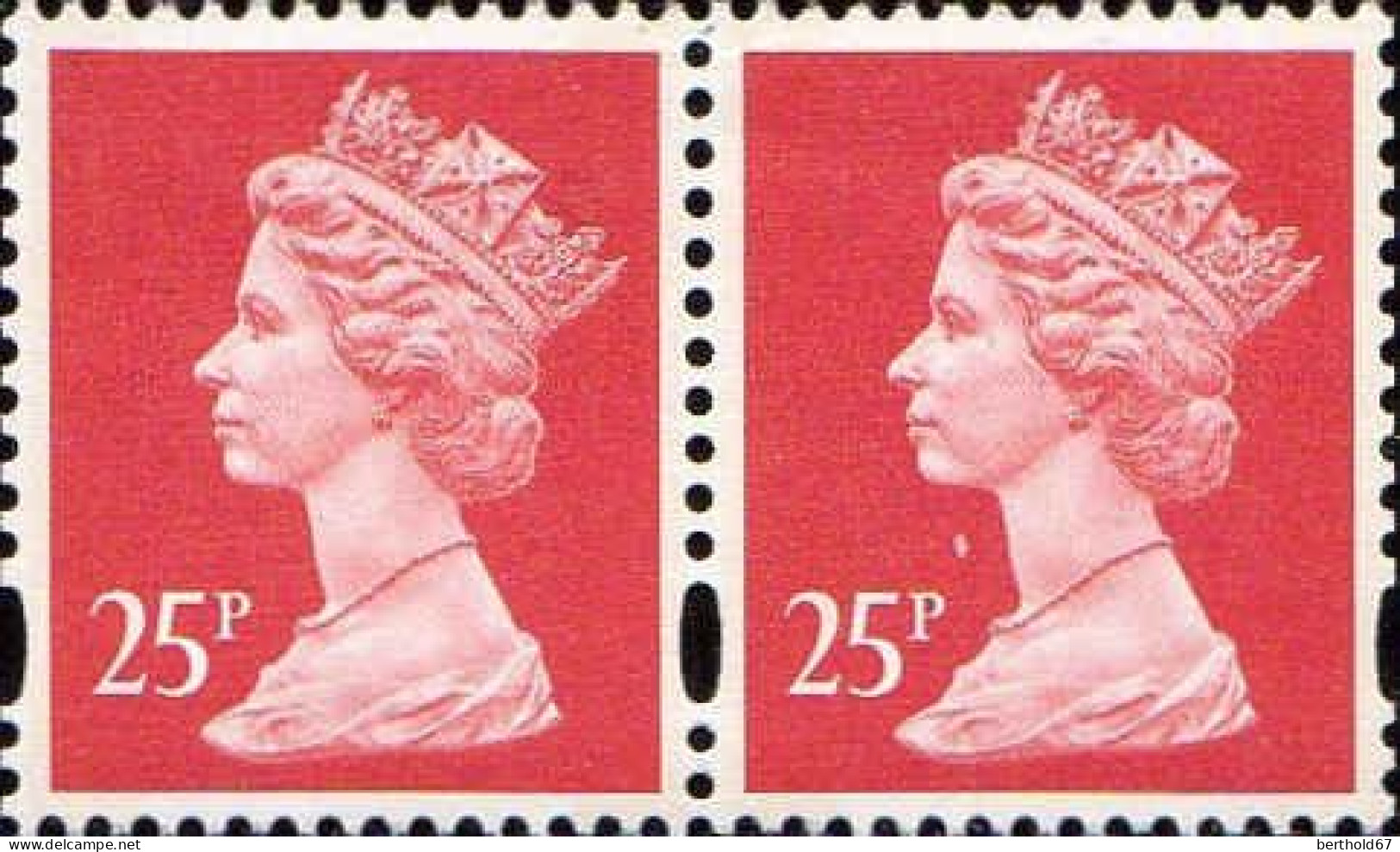 GB Poste N** Yv:1710 Mi:1475CS Queen Elisabeth II Paire - Ungebraucht