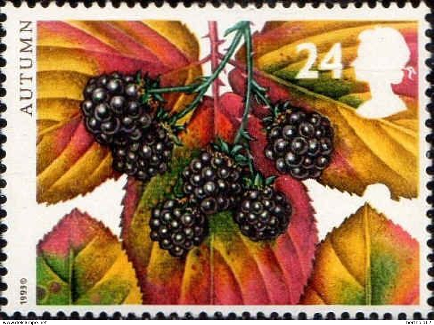GB Poste N** Yv:1693 Mi:1464 Autumn Mûres - Unused Stamps