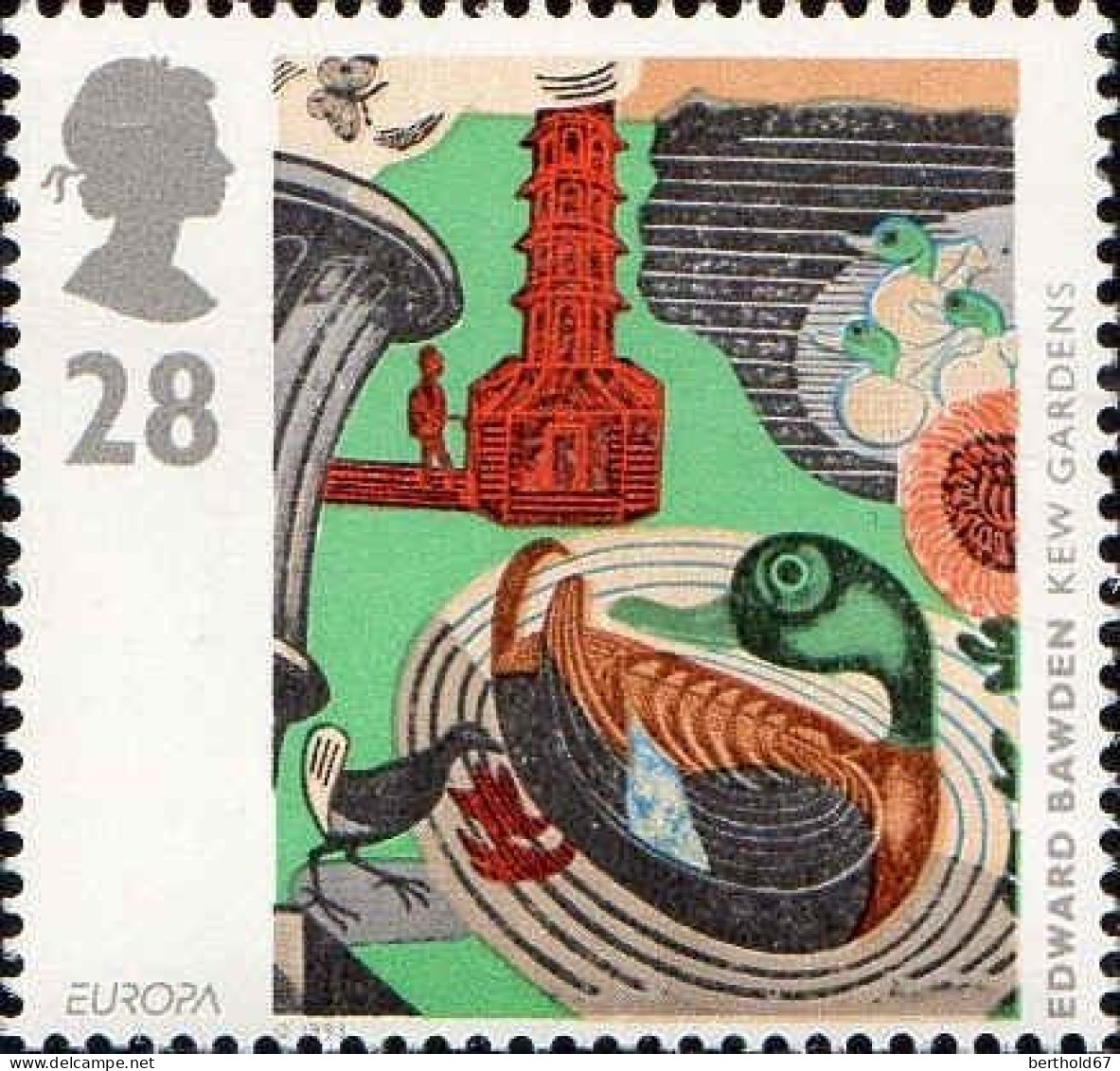 GB Poste N** Yv:1675 Mi:1452 Europa Edward Bawden Kew Gardens - Unused Stamps