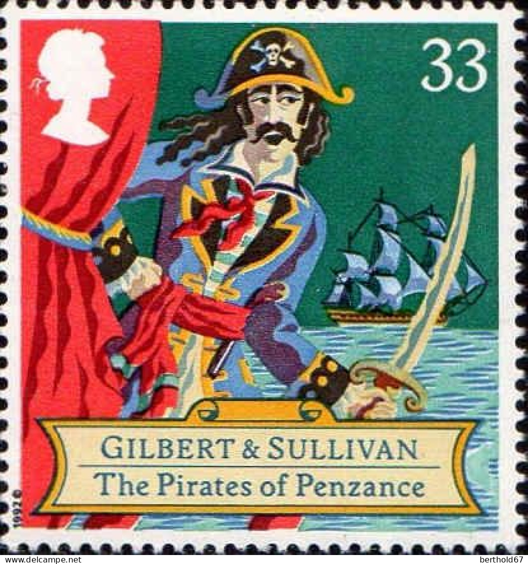 GB Poste N** Yv:1631 Mi:1412 Gilbert & Sullivan The Pirates Of Penzance - Ongebruikt