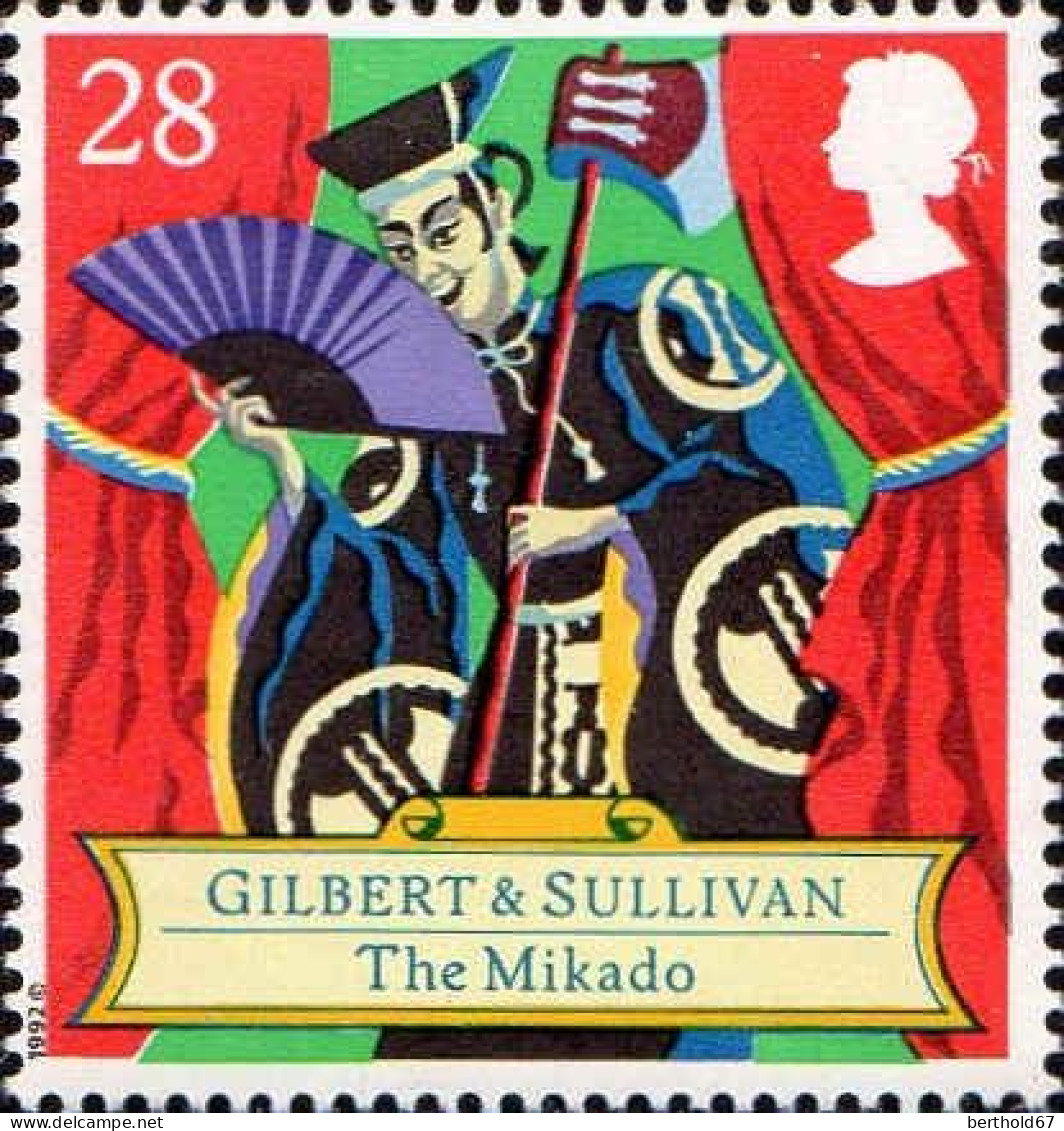 GB Poste N** Yv:1630 Mi:1411 Gilbert & Sullivan The Mikado - Nuevos
