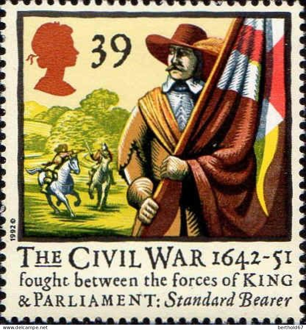 GB Poste N** Yv:1627 Mi:1408 The Civil War Standard Bearer - Neufs