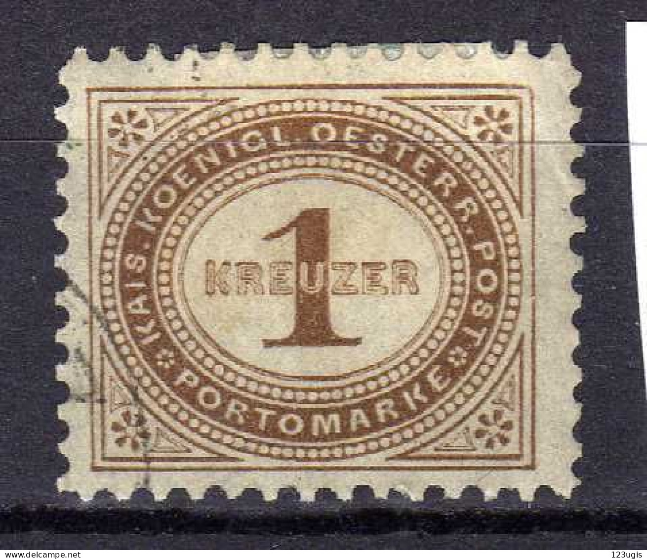 Österreich 1894 Portomarken Mi 1 E, Gestempelt, Zähnung 11 1/2 [170524XIV] - Usados