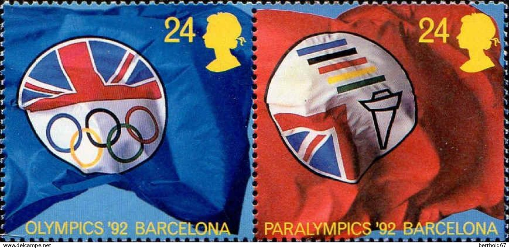 GB Poste N** Yv:1621/1622 Jeux Olympiques D'été Barcelone - Unused Stamps