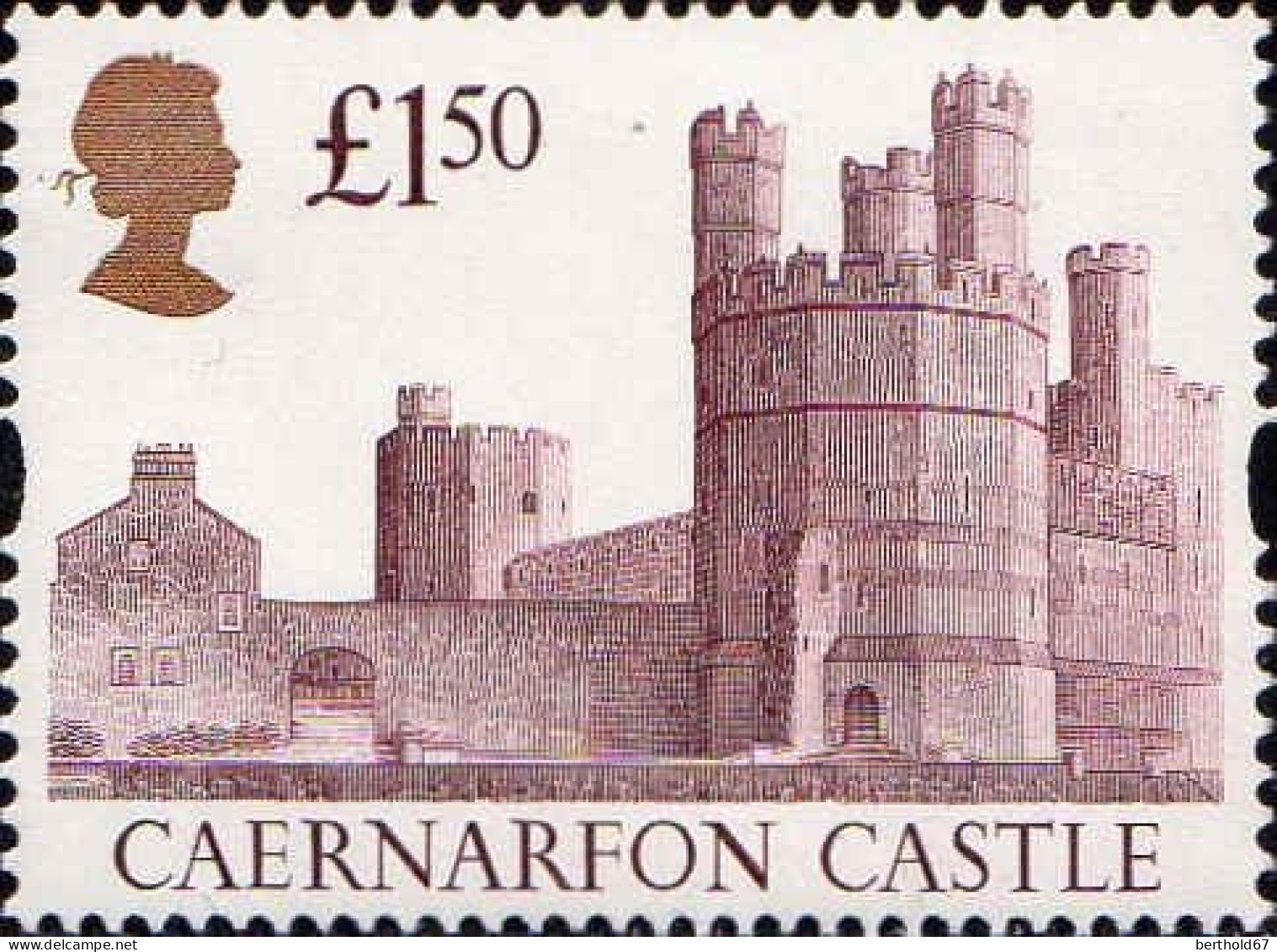GB Poste N** Yv:1616 Mi:1397I Caernarton Castle - Unused Stamps