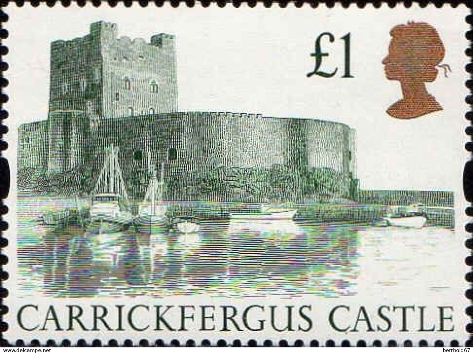 GB Poste N** Yv:1615 Mi:1396I Carrickfergus Castle - Nuevos