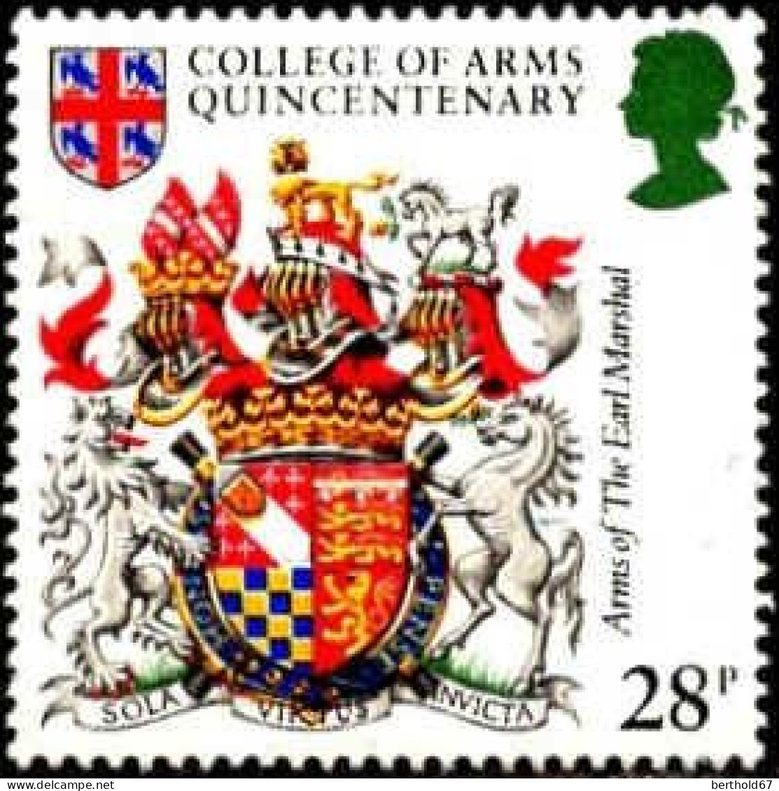 GB Poste N* Yv:1115 Mi:977 College Of Arms Quincentnary (sans Gomme) - Unused Stamps