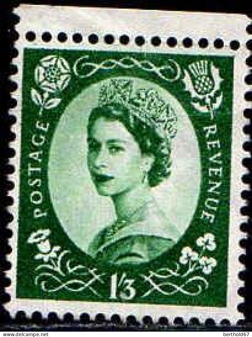 GB Poste N* Yv: 277 Mi:272X Queen Elisabeth II (sans Gomme) - Neufs