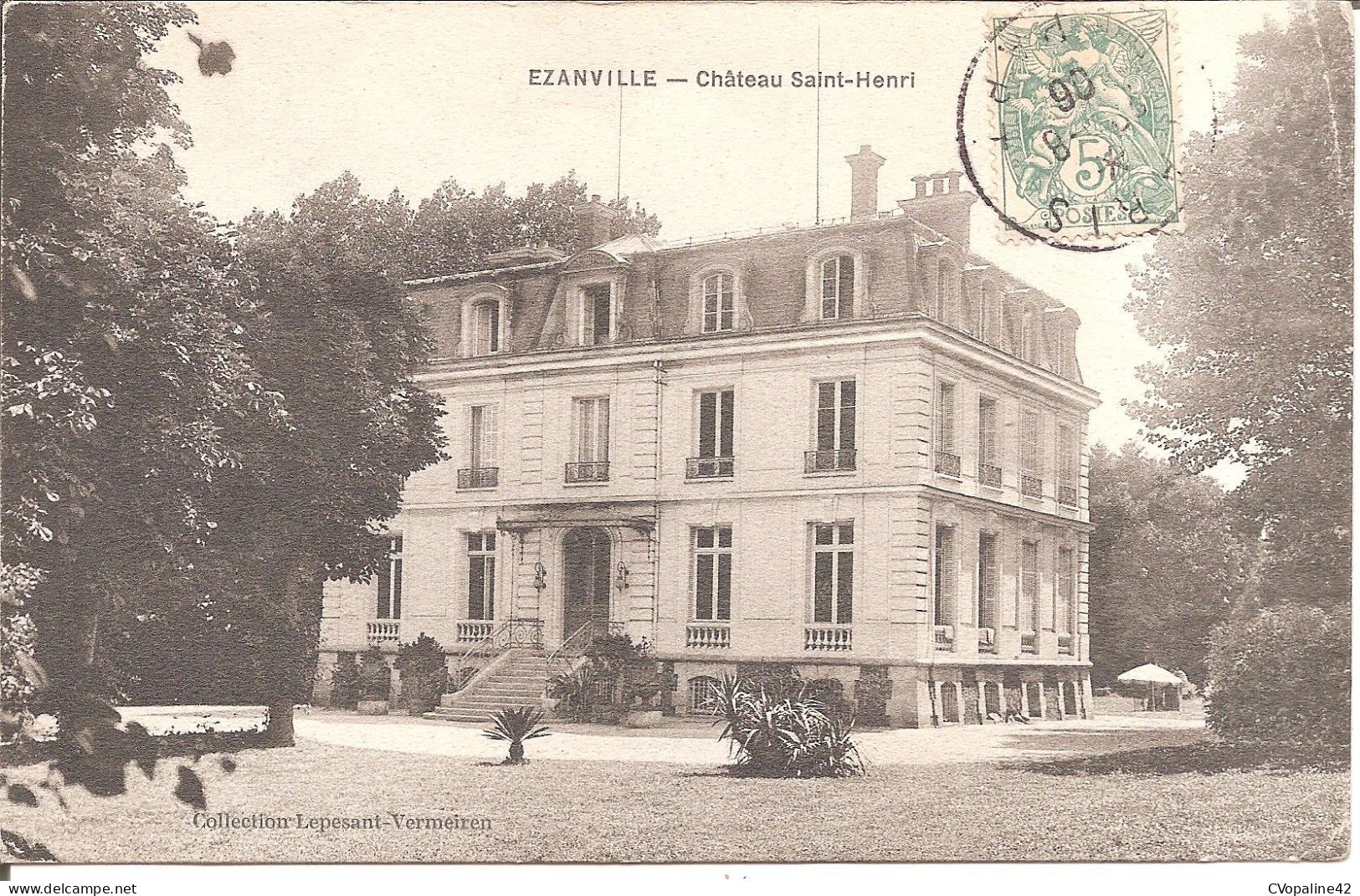 EZANVILLE (95) Château Saint-Henri En 1906 - Ezanville