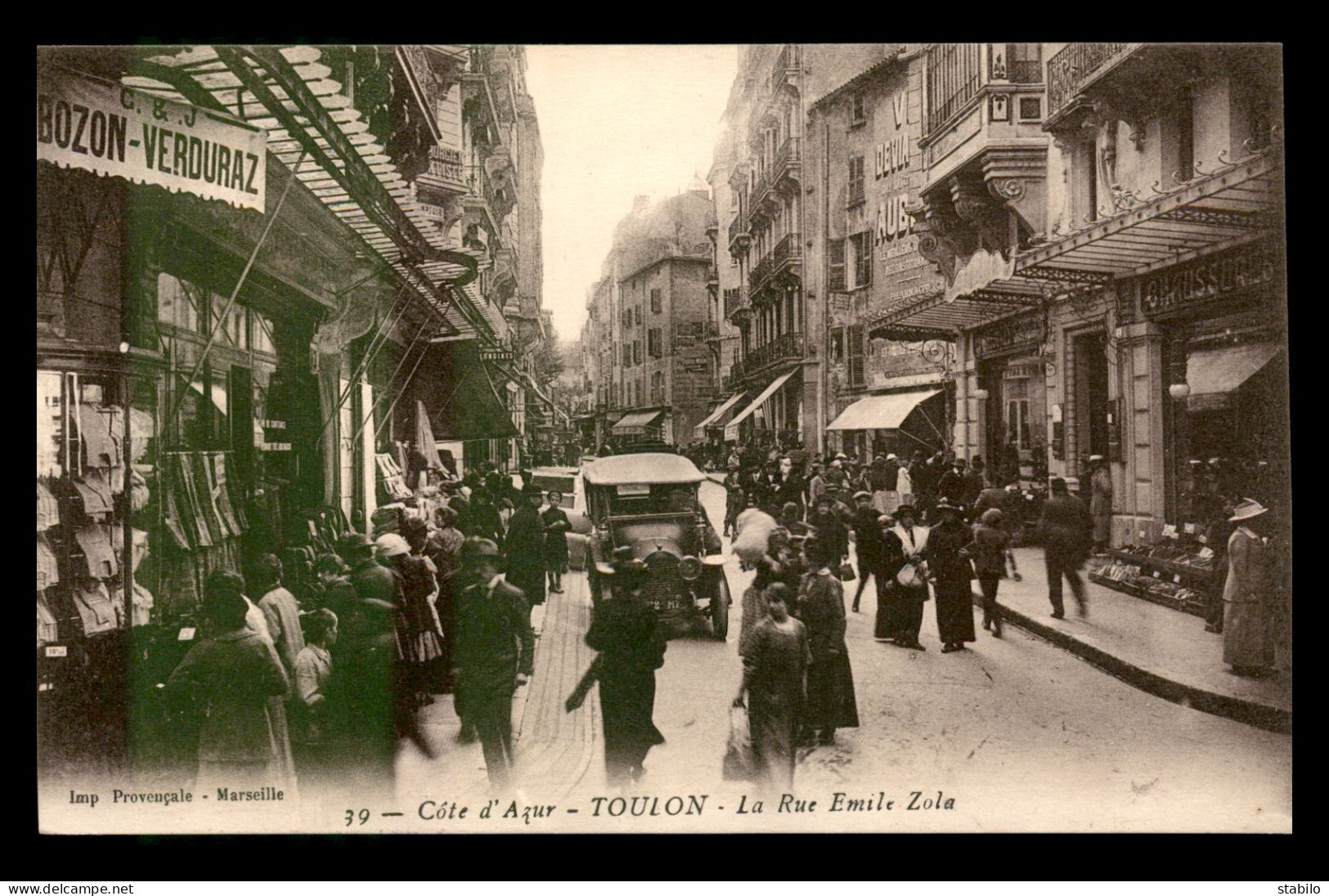 83 - TOULON - RUE EMILE ZOLA - Toulon