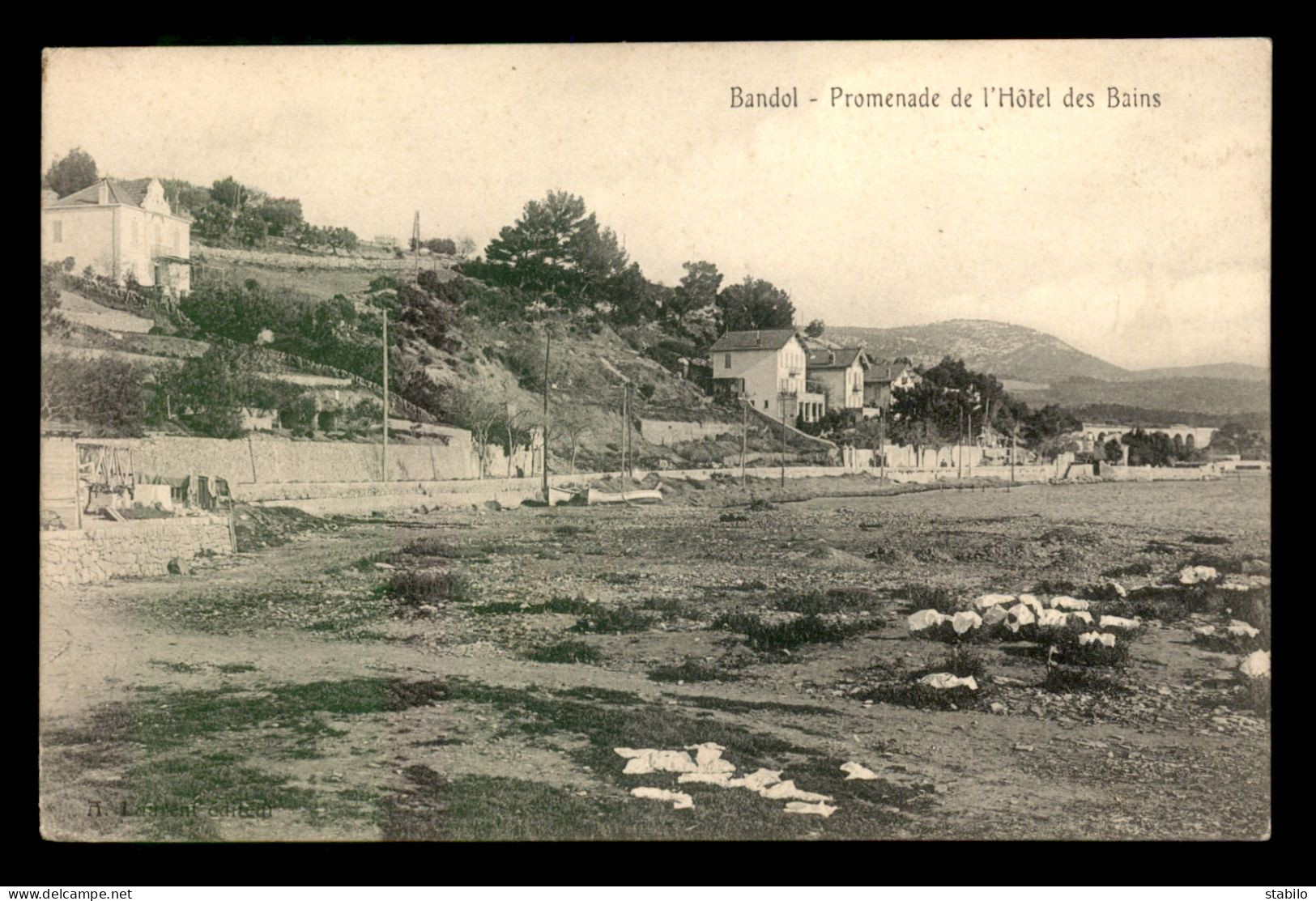 83 - BANDOL - PROMENADE DE L'HOTEL DES BAINS - Bandol