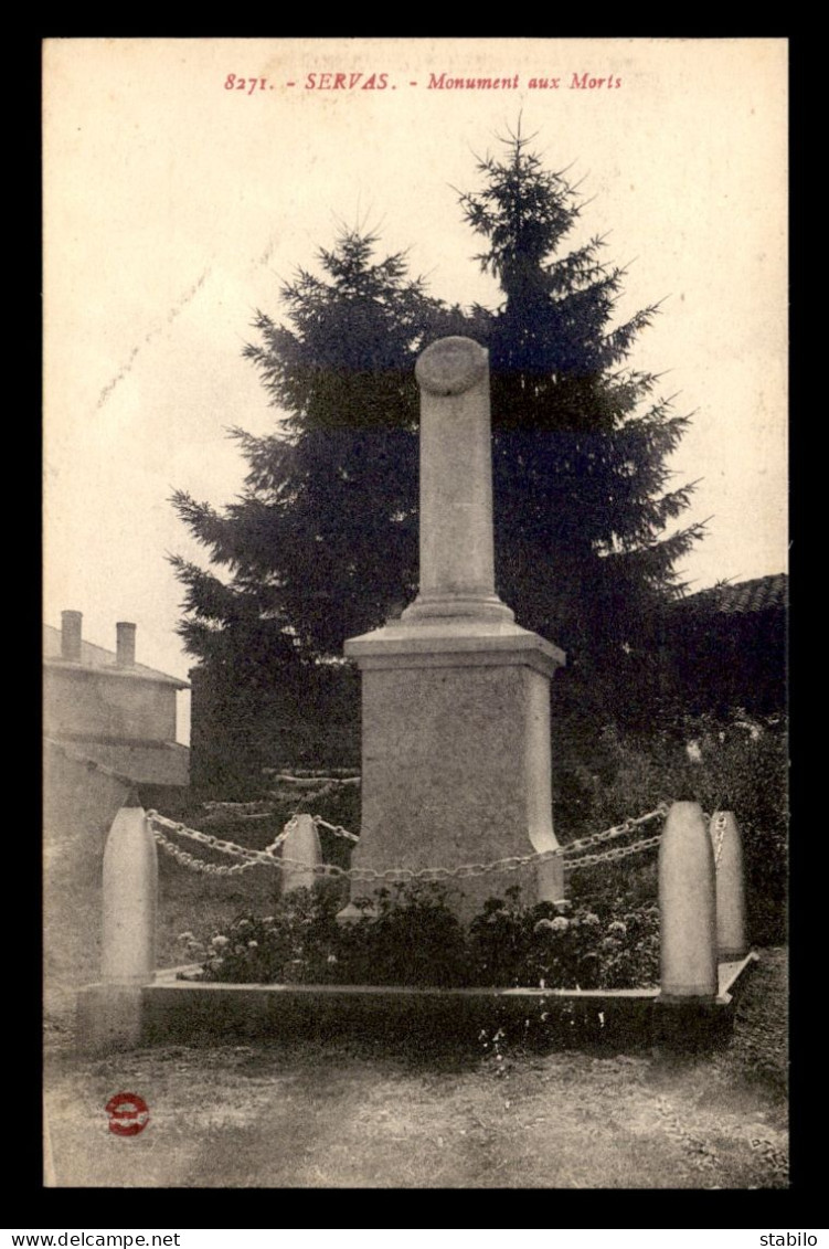 01 - SERVAS - MONUMENT AUX MORTS - Ohne Zuordnung