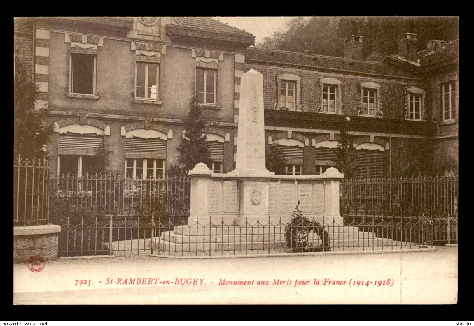 01 - ST-RAMBERT-EN-BUGEY - MONUMENT AUX MORTS - Ohne Zuordnung