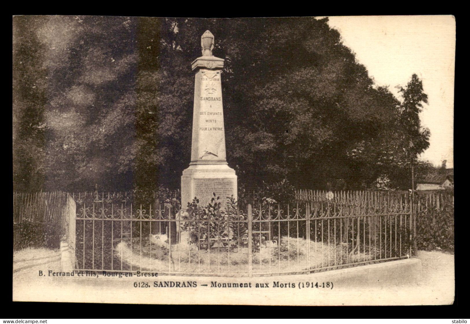 01 - SANDRANS - MONUMENT AUX MORTS - Unclassified