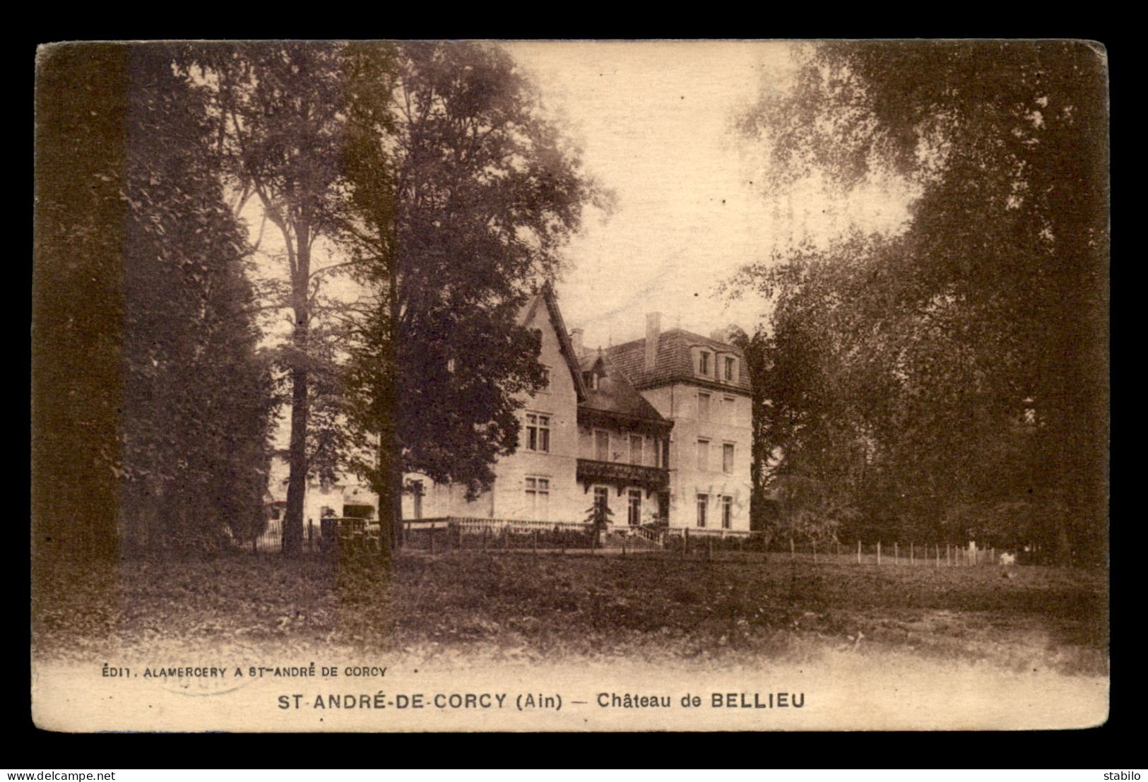 01 - ST-ANDRE-DE-CORCY - CHATEAU DE BELLIEU - Ohne Zuordnung