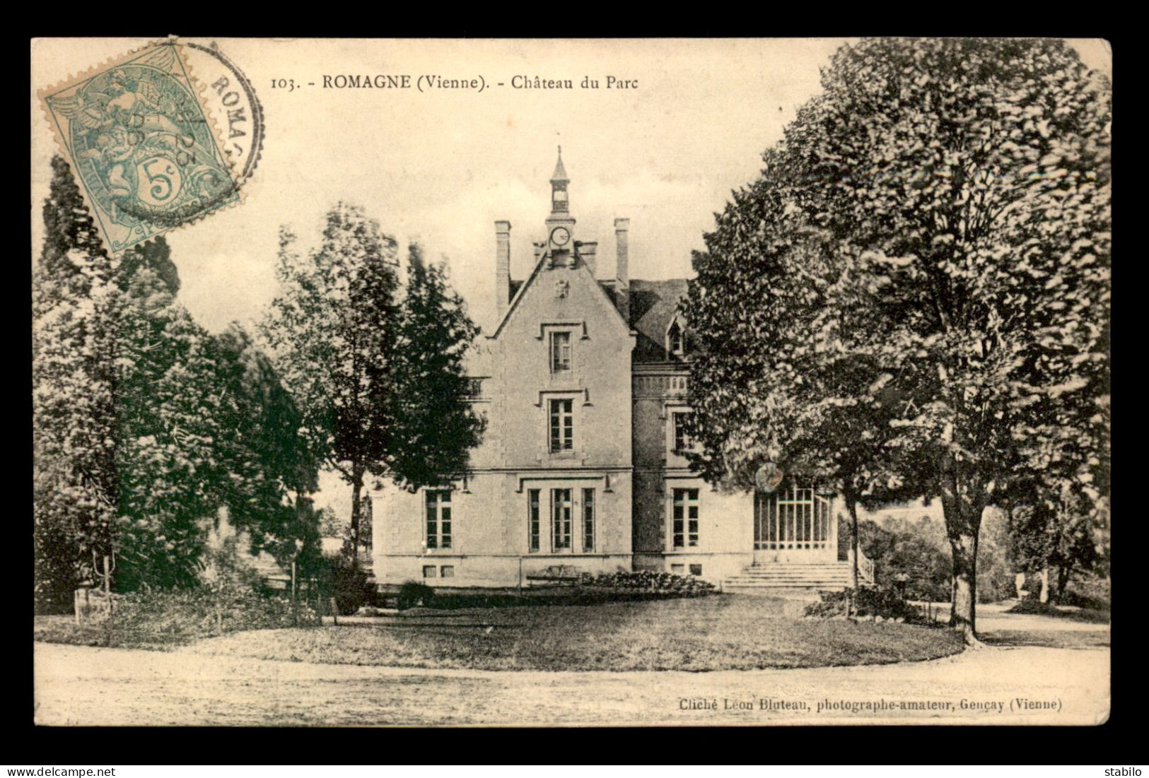 86 - ROMAGNE - CHATEAU DU PARC - Andere & Zonder Classificatie