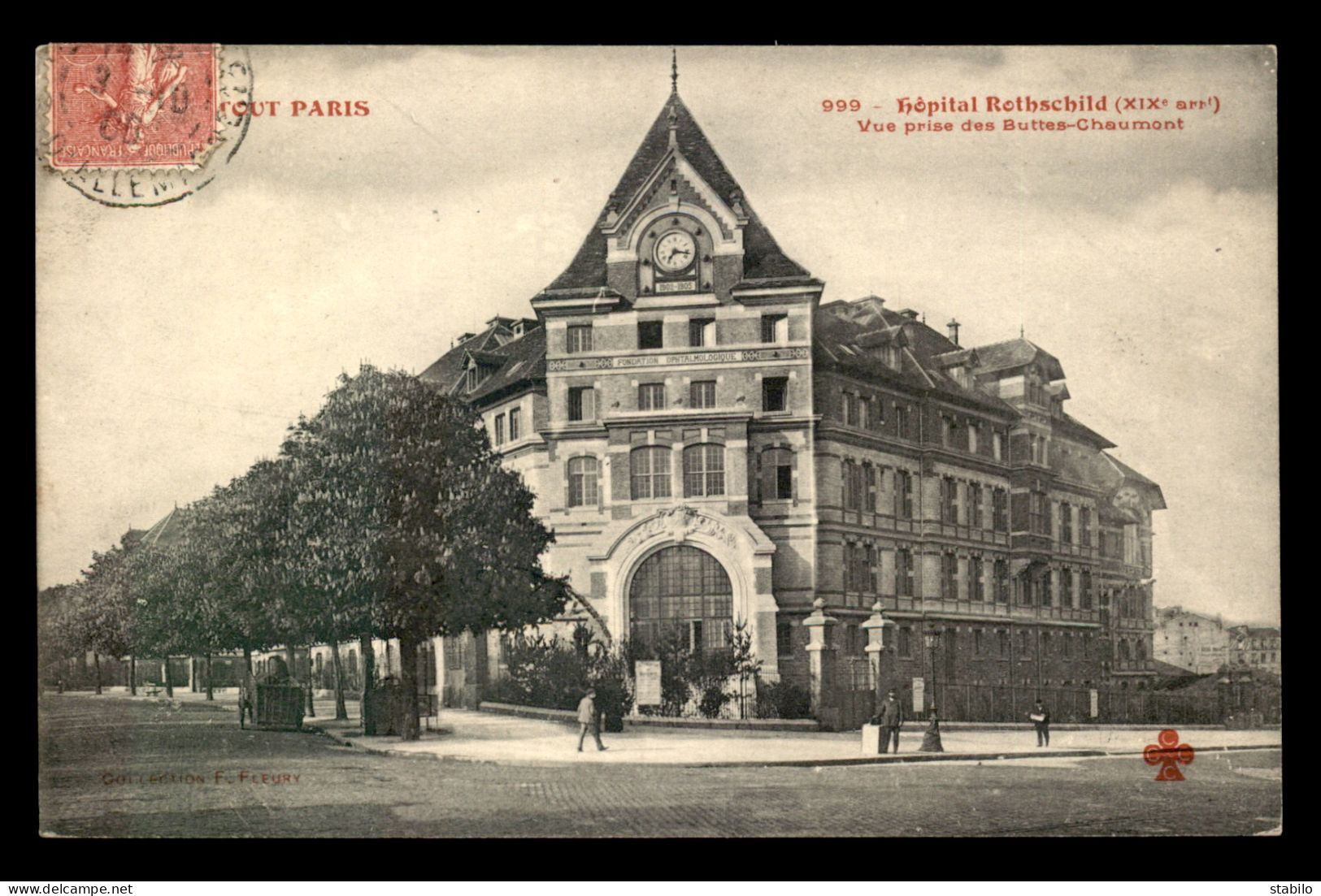 75 - PARIS - 19EME - TOUT PARIS N°999 - HOPITAL ROTHSCHILD - EDITEUR FLEURY - District 19