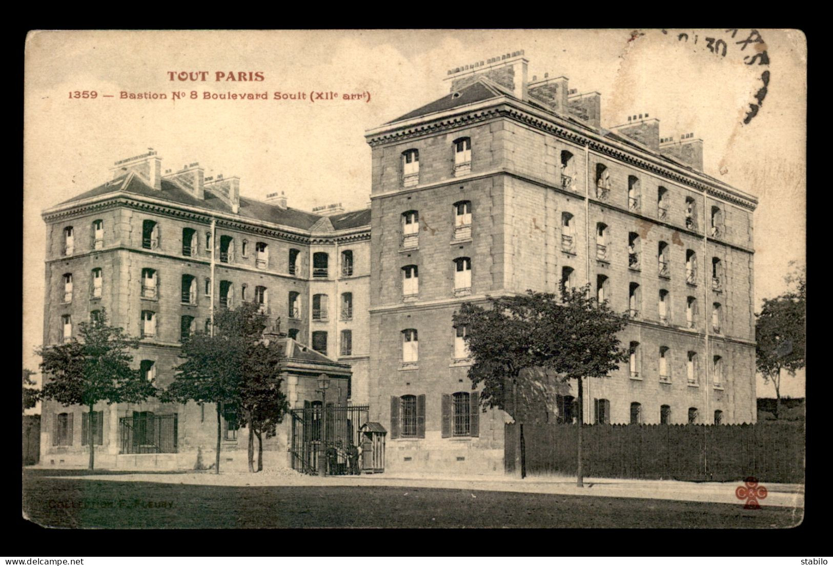 75 - PARIS - 12EME - TOUT PARIS N°1359 - BASTION N°8 BOULEVARD SOULT - EDITEUR FLEURY - Distretto: 12