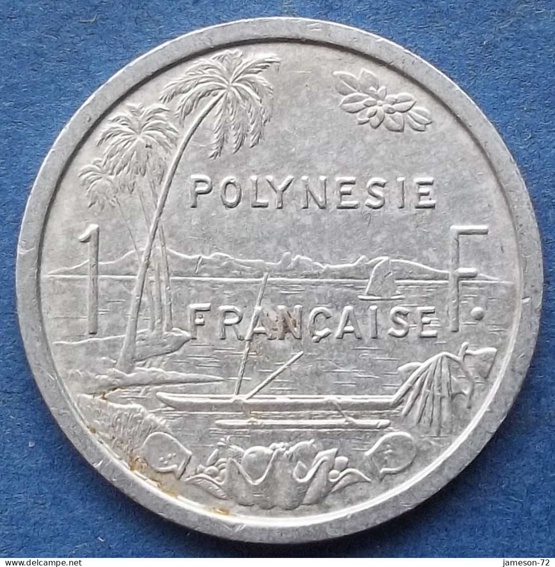 FRENCH POLYNESIA - 1 Franc 1984 KM# 11 French Overseas Territory - Edelweiss Coins - Polynésie Française
