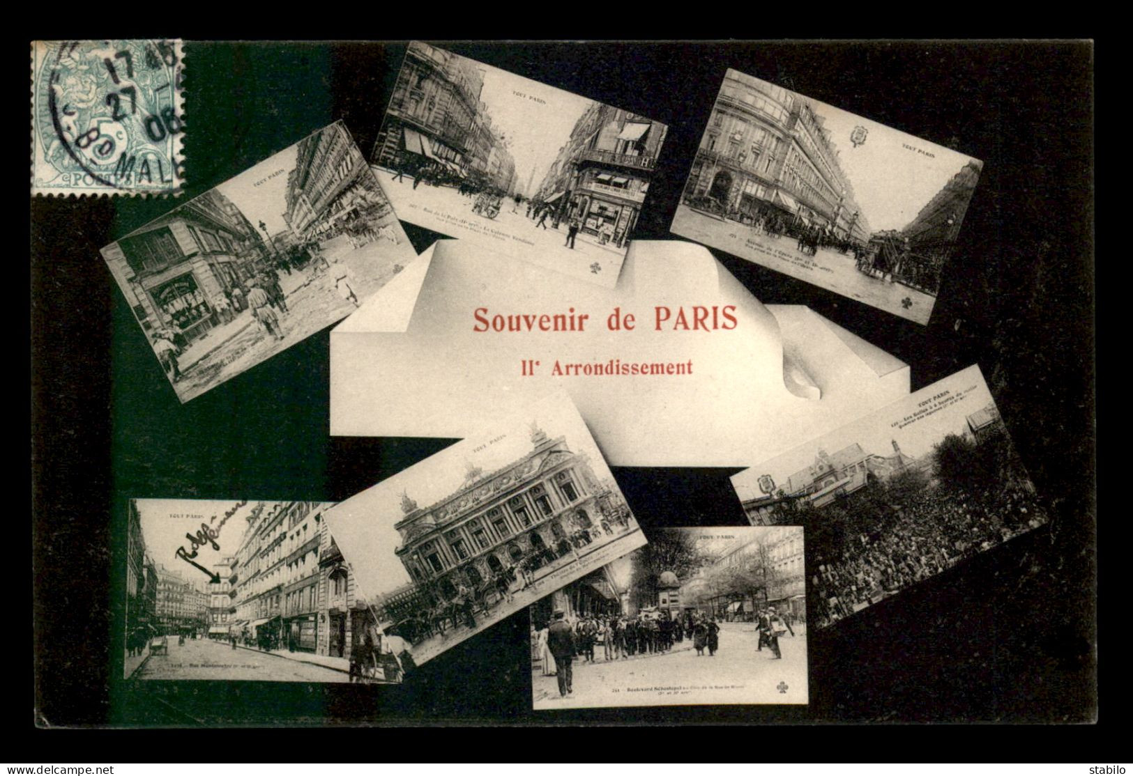 75 - PARIS - 2EME - TOUT PARIS - SOUVENIR DU IIE ARRONDISSEMENT - EDITEUR FLEURY - Arrondissement: 02