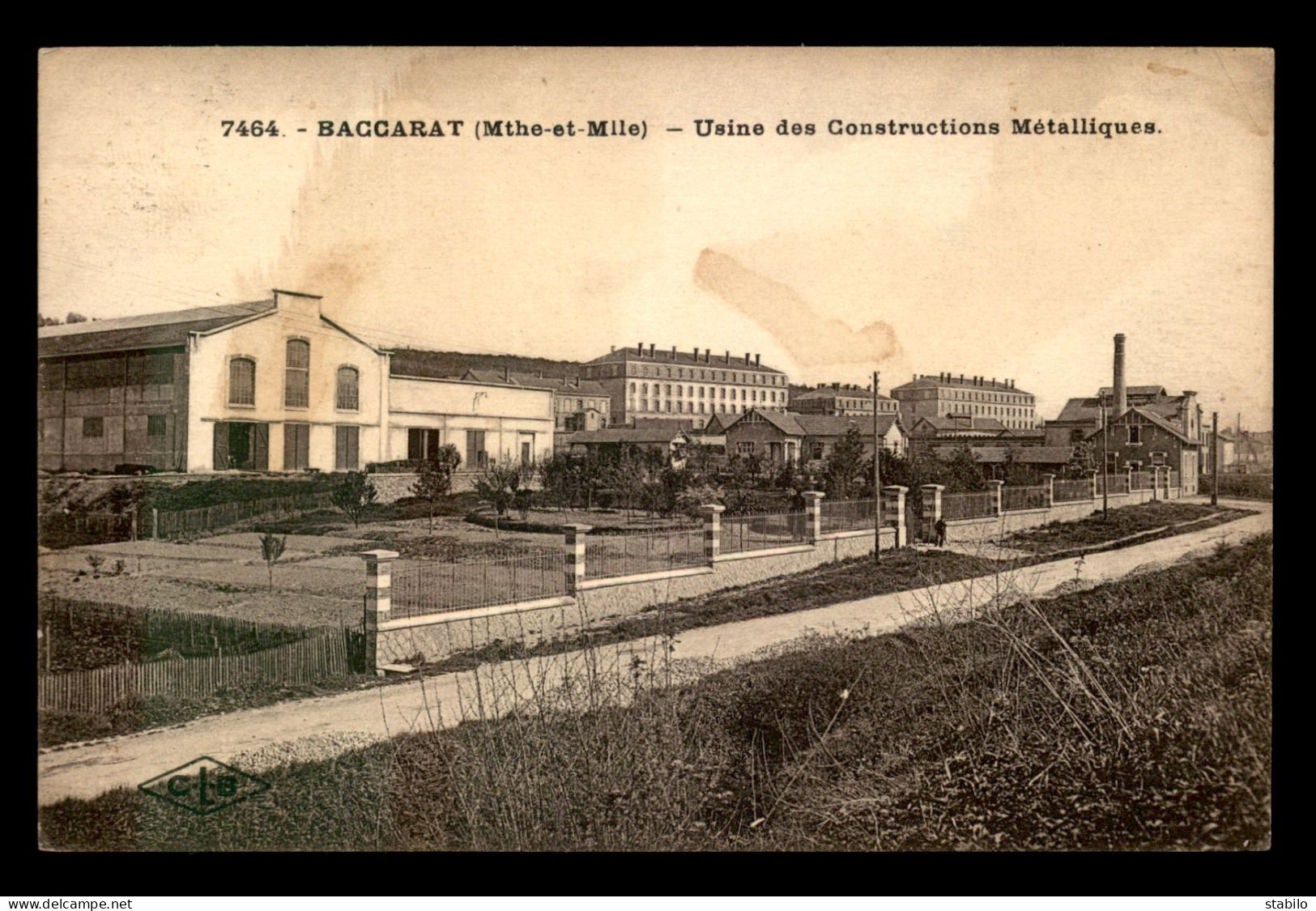 54 - BACCARAT - USINE DES CONSTRUCTIONS METALLIQUES - Baccarat