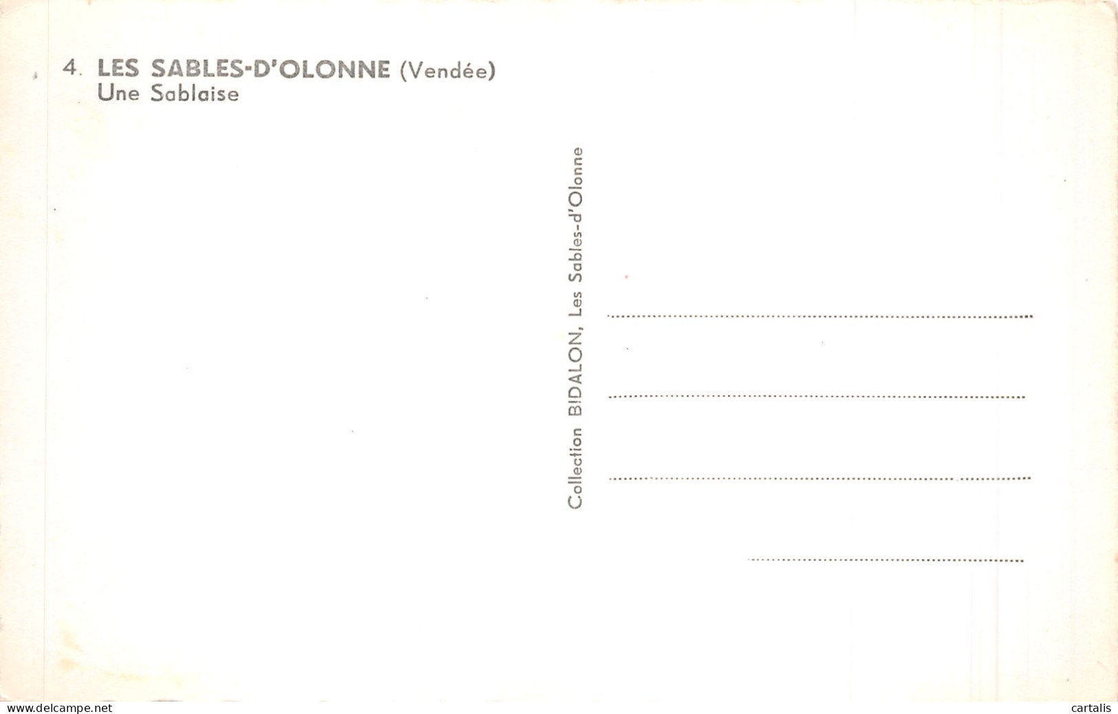 85-LES SABLES D OLONNE FOLKLORE-N°4211-E/0137 - Sables D'Olonne