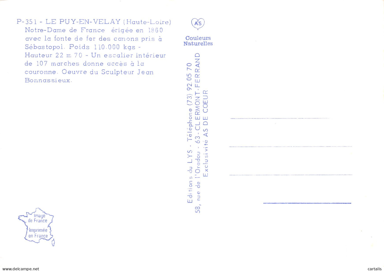43-LE PUY EN VELAY-N°4211-D/0211 - Le Puy En Velay