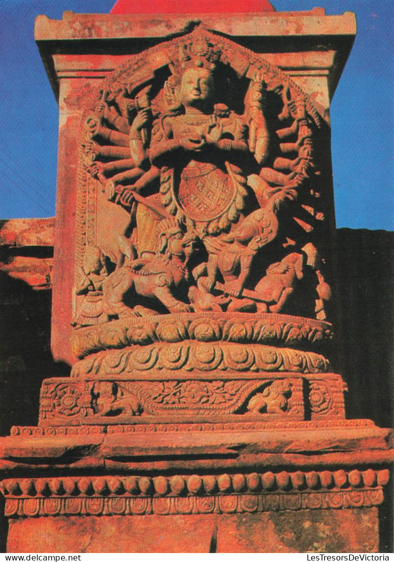 NEPAL - Bhadgaon - Stone Image Of Ugrachandi - Colorisé - Carte Postale - Nepal